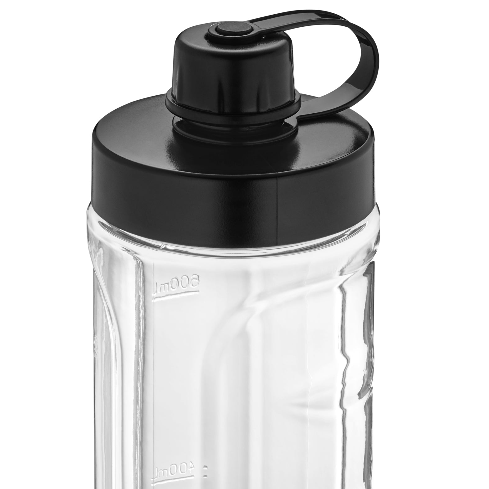 WMF Smoothie-Mixer KITCHENminis 0416500071 – 0,6 l, 300 W, To-Go – Schwarz/Edelstahl