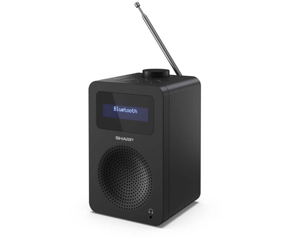 Sharp DR-430 – DAB-/Internetradio – Tischradio – DAB+, UKW, Bluetooth – Schwarz
