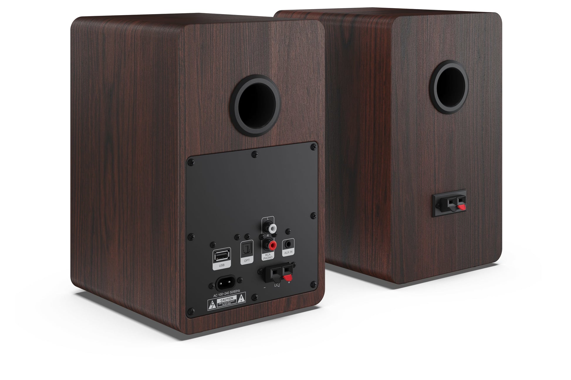 Sharp CP-SS30 – Aktiv-Regallautsprecher – 60 W, AUX, RCA, Braun