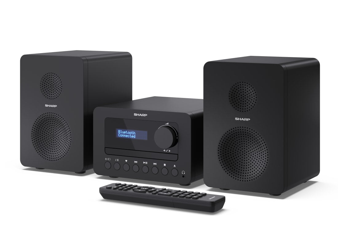 Sharp XL-B520D – Micro-/HiFi-Anlage – DAB+, UKW, USB, Bluetooth – Schwarz