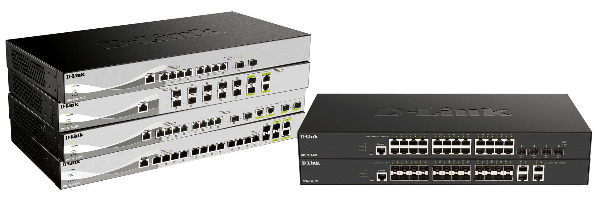 D-Link DXS-1210-16TC – Managed Switch – 12×10G, 4×SFP+, L2, 1U