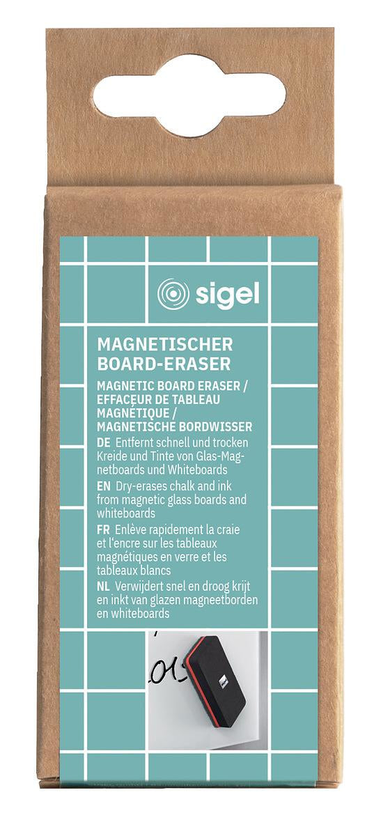 Sigel Radierer – schwarz, rot