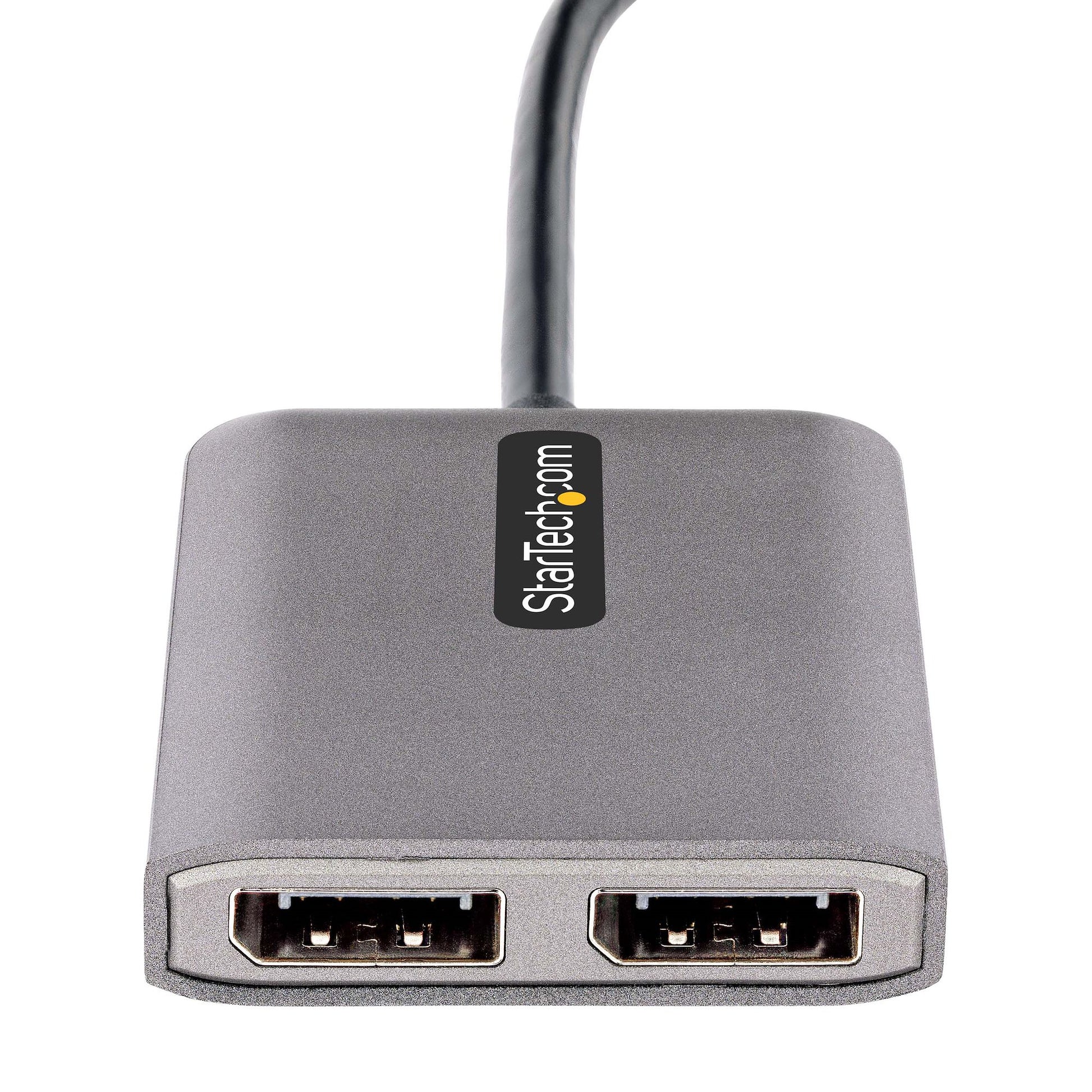 StarTech.com USB-C Multi-Monitor-Adapter zu 2× DisplayPort – 4096 × 2160 @ 60 Hz, DisplayPort 1.4, für Windows