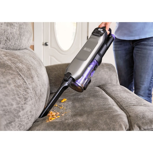 Black & Decker BLACK+DECKER Stabstaubsauger BHFEA640WP – 2-in-1, 4000 mAh, 0,8 l, Akkubetrieb