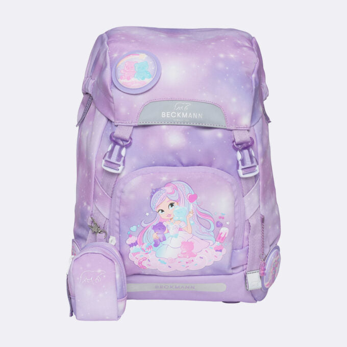 Beckmann Classic Schulrucksack 1st – 6-teilig – Candy – 24,0 × 37,0 × 25,0 cm – recyclingfähig