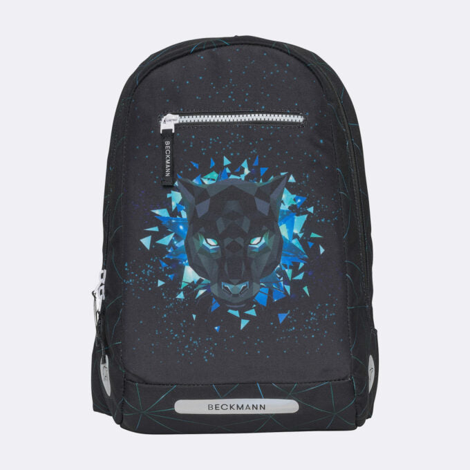 Beckmann Classic Schulrucksack 1st – 6-teilig – Panther – 24×37×25 cm – aus recycelten PET-Flaschen