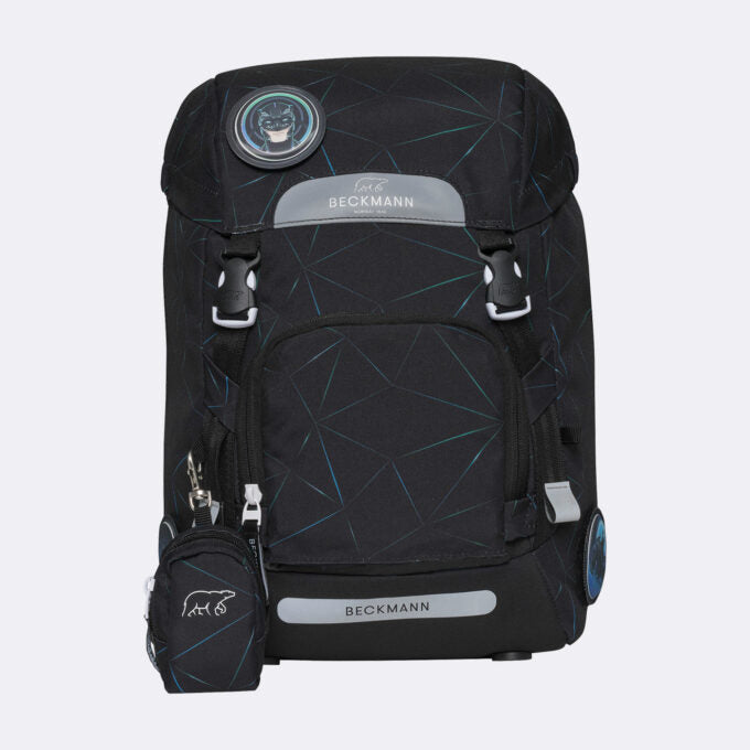 Beckmann Classic Schulrucksack 1st – 6-teilig – Panther – 24×37×25 cm – aus recycelten PET-Flaschen