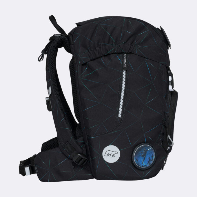 Beckmann Classic Schulrucksack 1st – 6-teilig – Panther – 24×37×25 cm – aus recycelten PET-Flaschen