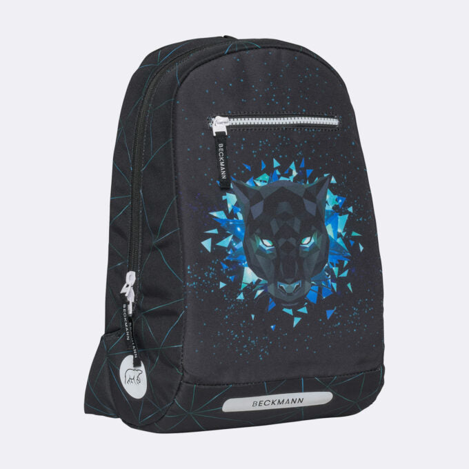 Beckmann Classic Schulrucksack 1st – 6-teilig – Panther – 24×37×25 cm – aus recycelten PET-Flaschen