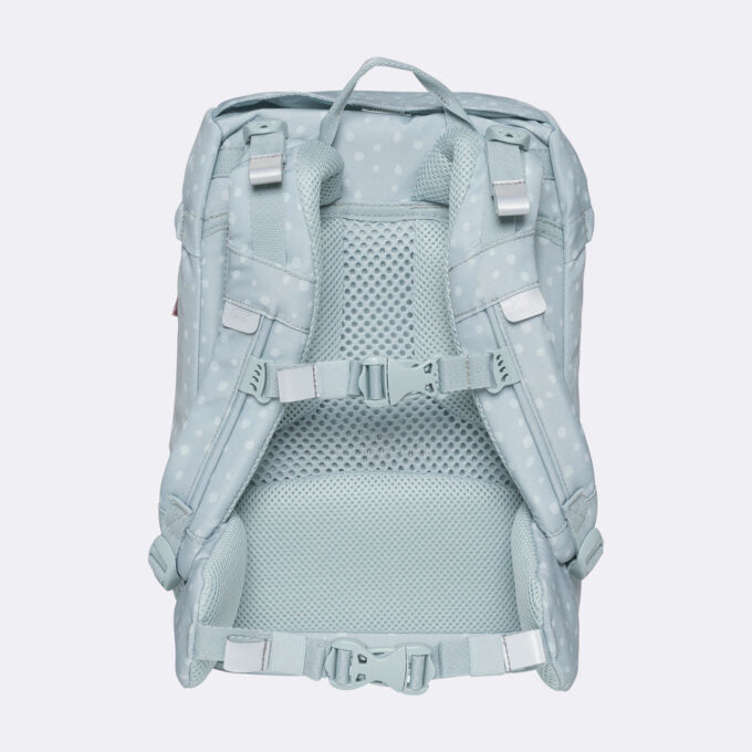 Beckmann Schulrucksack Classic 1st – 6-teilig – Forest Deer Dusty Mint – mit Leuchteffekt