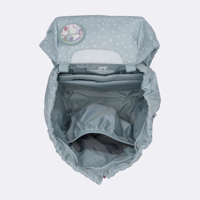 Beckmann Schulrucksack Classic 1st – 6-teilig – Forest Deer Dusty Mint – mit Leuchteffekt