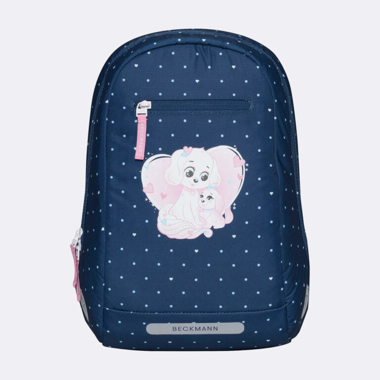 Beckmann Classic Schulrucksack – 6-teilig – Pet Friends Blue