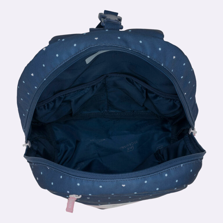 Beckmann Classic Schulrucksack – 6-teilig – Pet Friends Blue