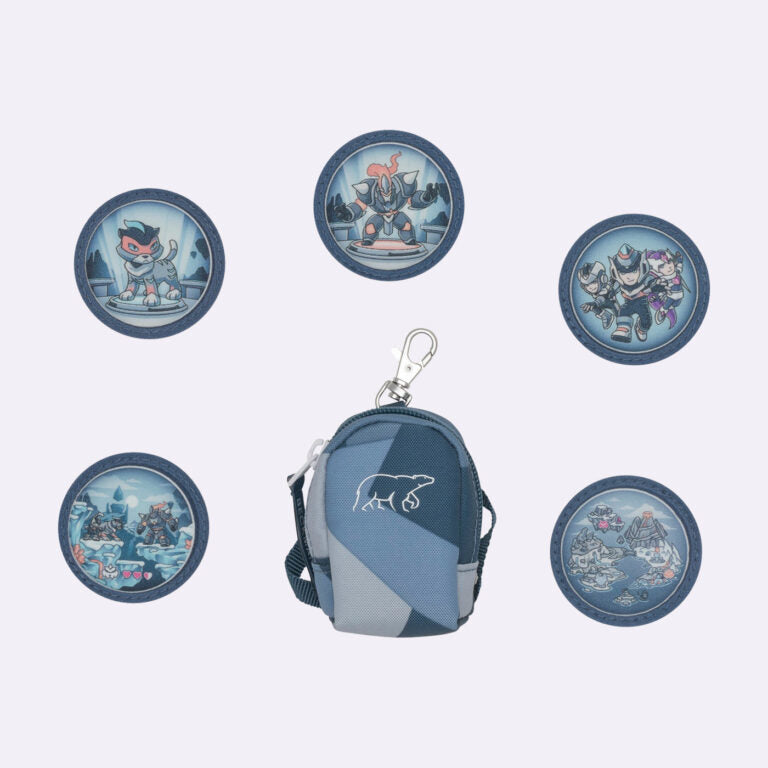 Beckmann Schulrucksack – 6-teilig – Tiger Race – mit Leuchteffekt