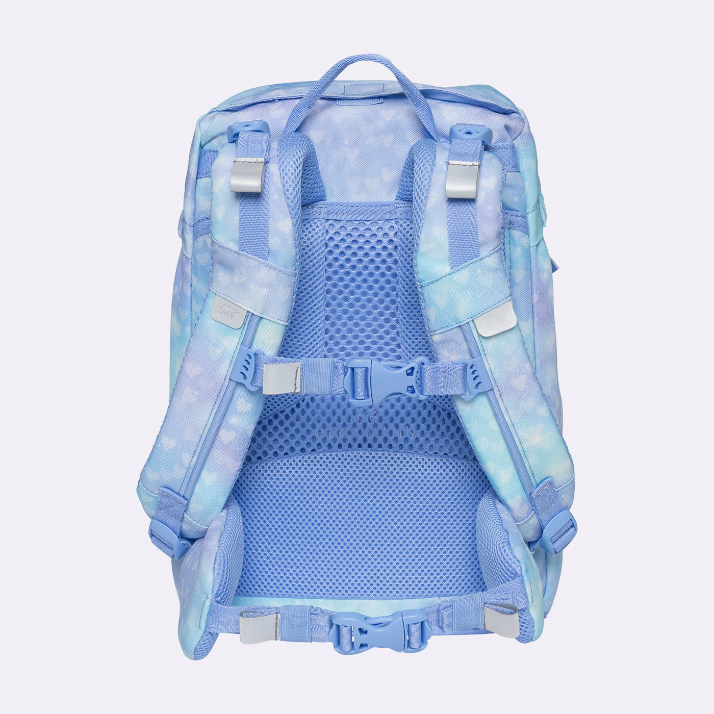Beckmann Schulrucksack Classic 1st – 6-teilig – Einhorn Prinzessin Eisblau – recyclingfähig