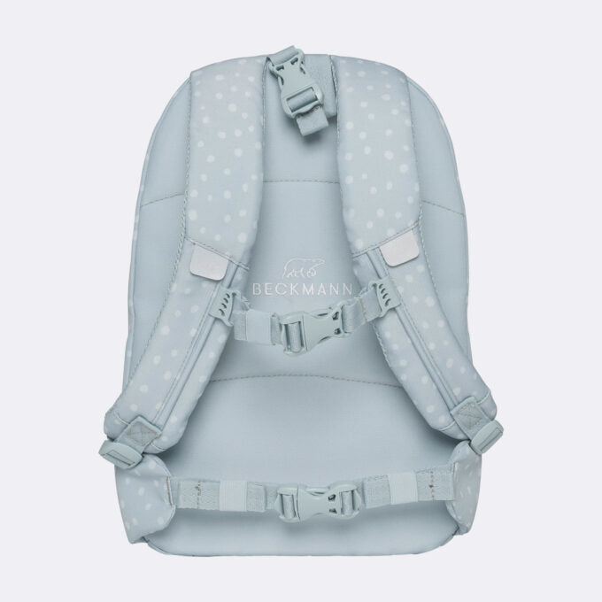 Beckmann Schulrucksack Classic 1st – 6-teilig – Forest Deer Dusty Mint – mit Leuchteffekt