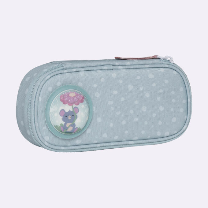 Beckmann Schulrucksack Classic 1st – 6-teilig – Forest Deer Dusty Mint – mit Leuchteffekt