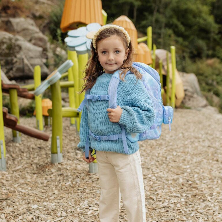 Beckmann Schulrucksack – 6-teilig – Unicorn Princess Ice Blue