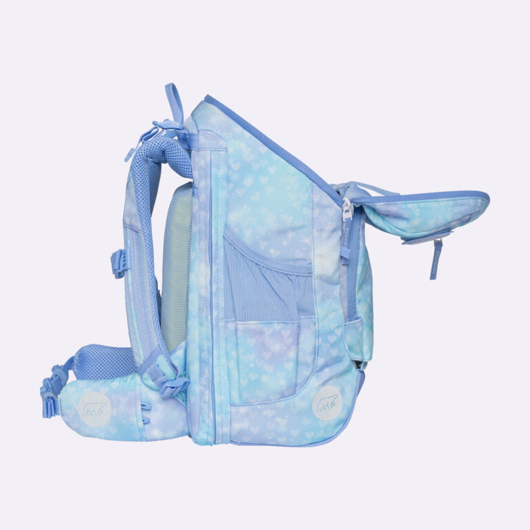 Beckmann Schulrucksack – 6-teilig – Unicorn Princess Ice Blue