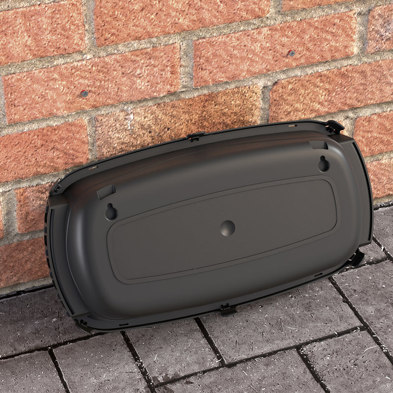 Steffen Aufputz-Box, 360×195×115 mm – schwarz