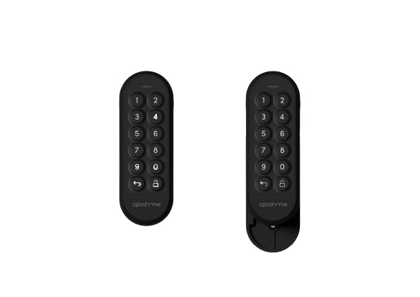 igloohome Tastatur Zugangskontrollleser – Tastenfeld, BT, IP66, Aussen, Wand, Batteriebetrieb, 35×38×100 mm