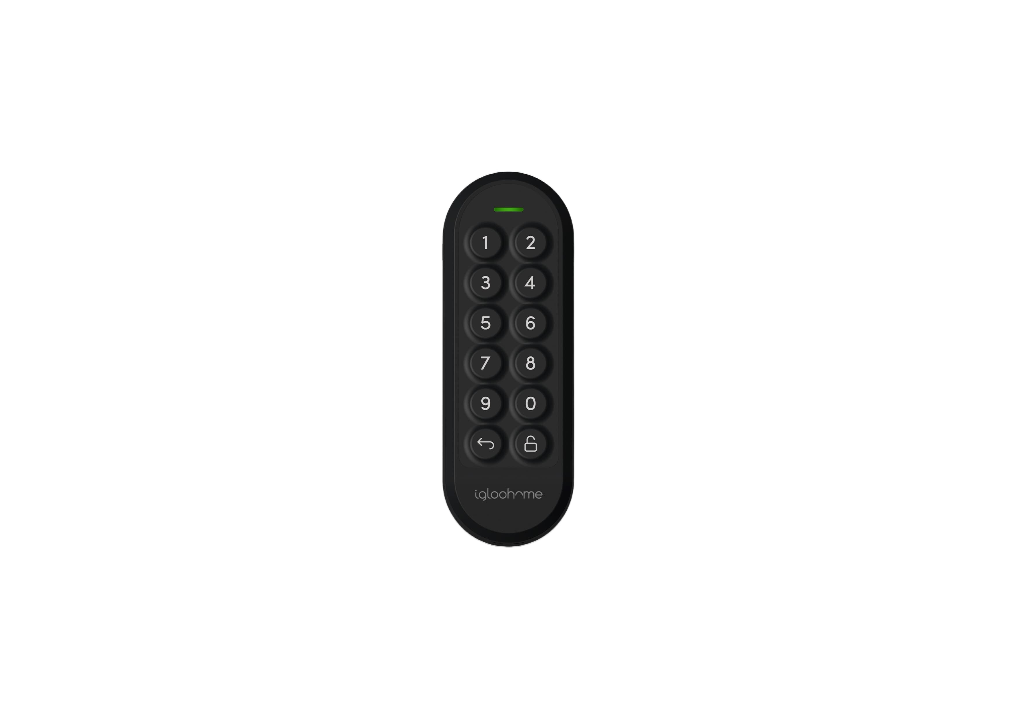 igloohome Tastatur Zugangskontrollleser – Tastenfeld, BT, IP66, Aussen, Wand, Batteriebetrieb, 35×38×100 mm