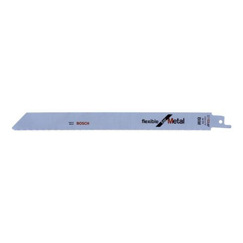 Bosch Professionelles Säbelsägeblatt 225 × 0,9 mm Bimetall – für Metall – 5 Stk – 24 TPI