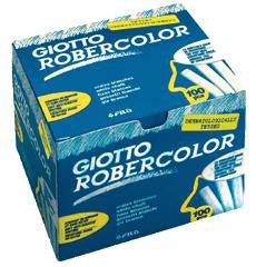 Giotto Robercolor Wandtafelkreide weiss rund Ø 10 mm staubfrei – 100 Stück