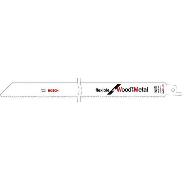 Bosch Professional S 1222 VF Säbelsägeblatt – 5 Stk – variabler Klingenzahnabstand 1,8–2,6 mm