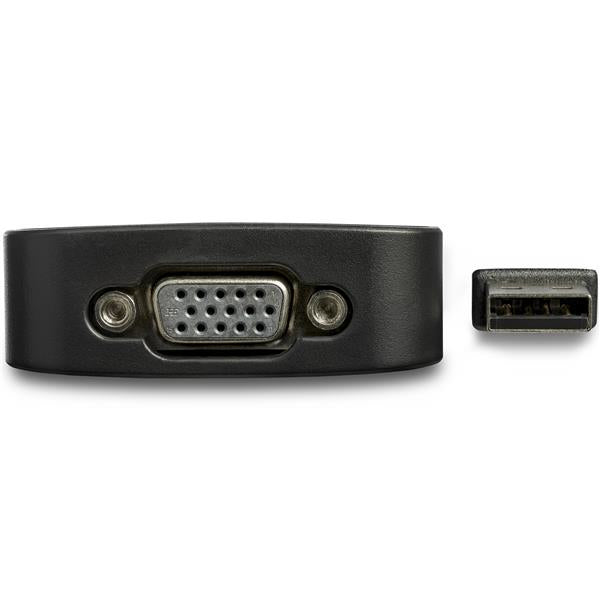 StarTech.com USB zu VGA Adapter – 1920 × 1200, USB 2.0, 0,5 m, Treiber enthalten, für Windows, Schwarz