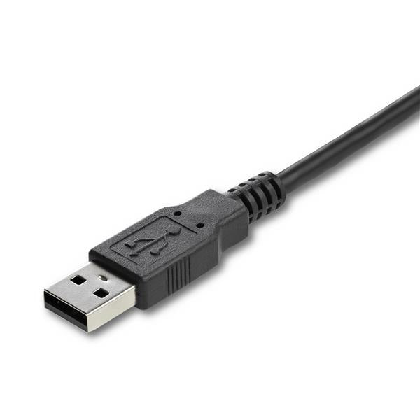StarTech.com USB zu VGA Adapter – 1920 × 1200, USB 2.0, 0,5 m, Treiber enthalten, für Windows, Schwarz