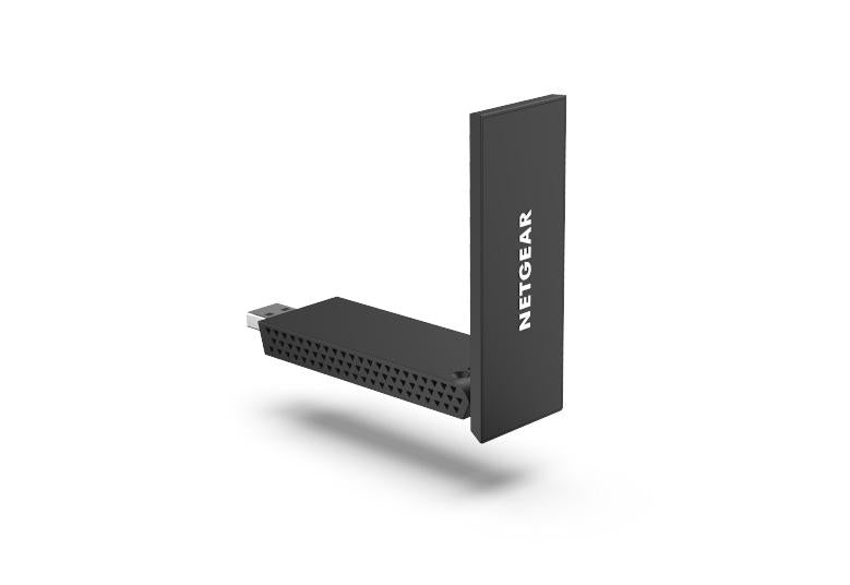 NETGEAR AXE3000 USB-WLAN-Adapter – Wi-Fi 6E, bis 1200 Mbit/s, Tri-Band, USB 3.2 Gen 1 – für PC/Laptop