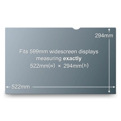 3M Blickschutzfilter für Monitor 23,6", 16:9 – 522 × 294 mm