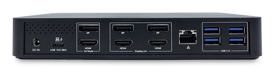 TERRA 810 Dockingstation – USB-C, 3× DP, 3× HDMI, 4× USB-A, 2× USB-C, 135 W PD, GbE, für TERRA Mobile