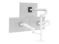 Ergotron LX – Monitorarm Tischhalterung – Klemme/Durchführung – VESA 75×75/100×100 mm – bis 11,3 kg/Monitor