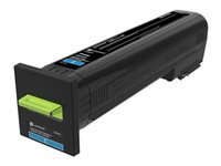 Lexmark Toner CS820 – cyan, 22000 Seiten