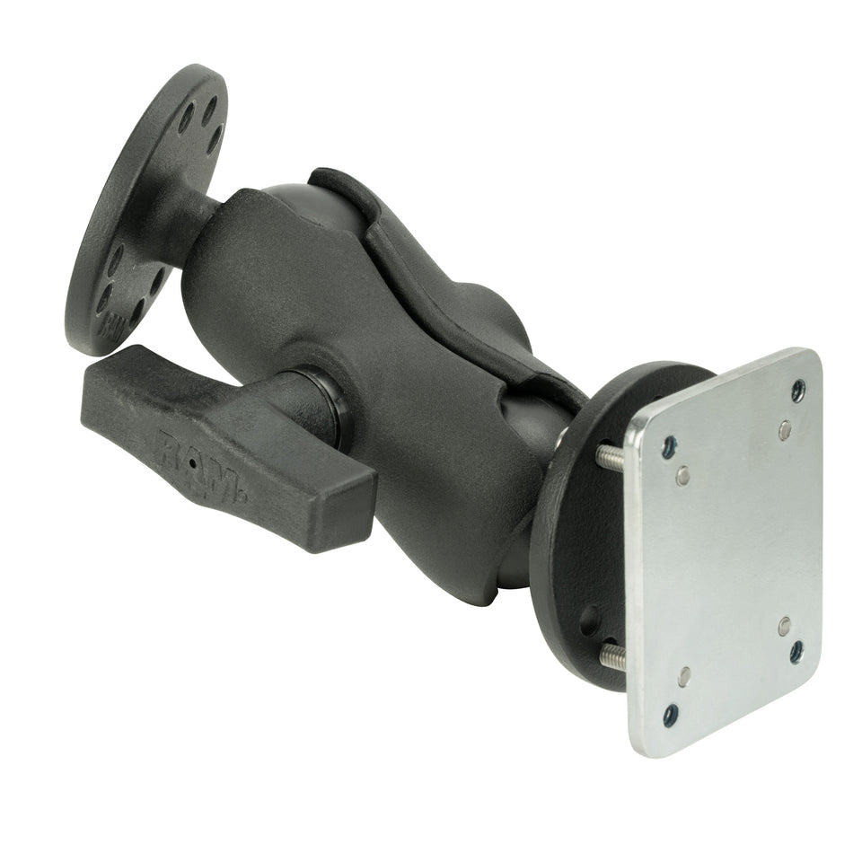 RAM Mounts Befestigungssockel, Aluminium/Stahl, für Auto, Schwarz