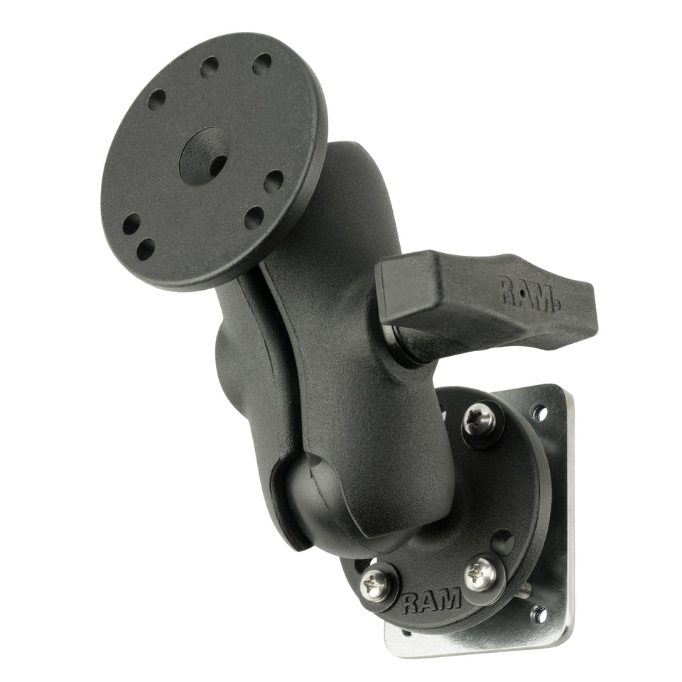 RAM Mounts Befestigungssockel, Aluminium/Stahl, für Auto, Schwarz