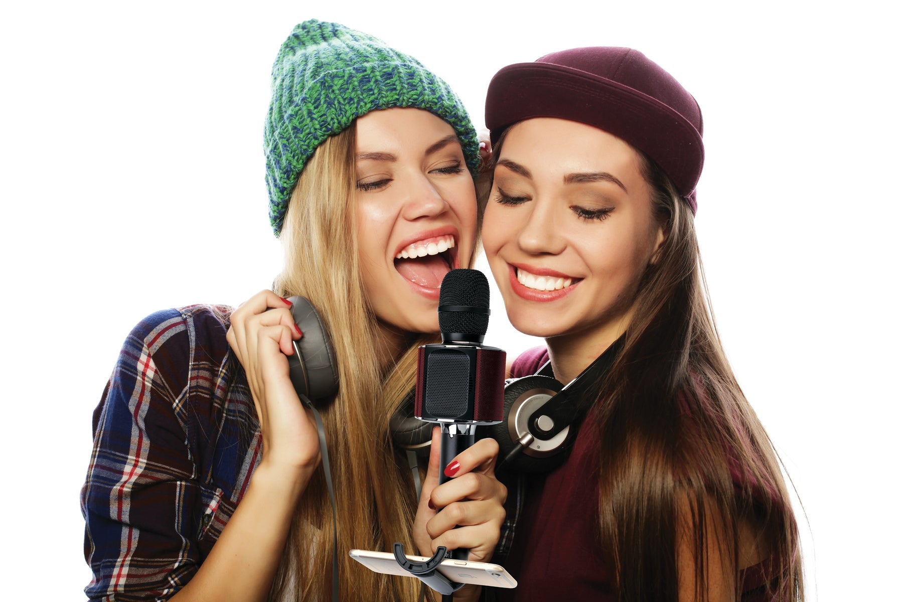 Lenco BMC-090 Karaoke-Mikrofon – Bluetooth, Kabellos, 8 h Akku, 5 W, für HiFi-Geräte/Mobiltelefone, Schwarz