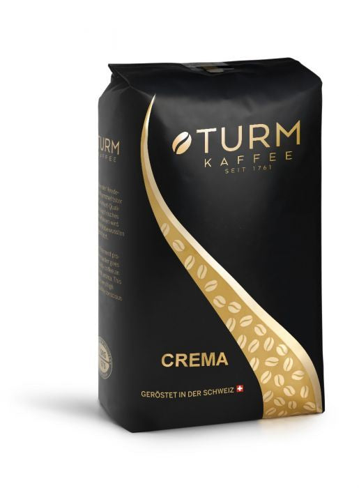 Turm Kaffee Crema – Kaffeebohnen – Café Crème, Arabica/Robusta, 1 kg