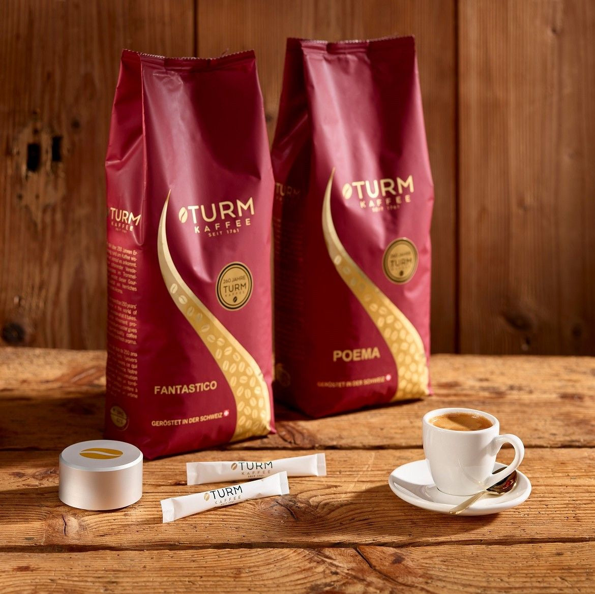 Turm Kaffee Kaffeebohnen – Café Crème, 100% Arabica, 1 kg