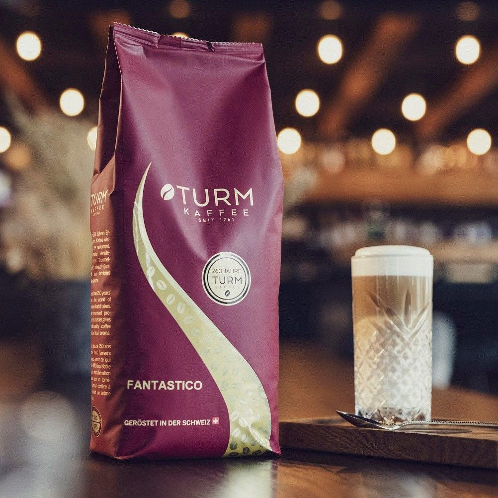 Turm Kaffee Kaffeebohnen – Café Crème, 100% Arabica, 1 kg