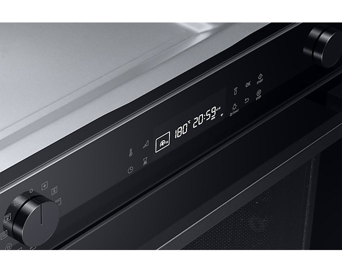 Samsung Einbau-Mikrowelle NQ5B4553F – 50 l, Grill & Heissluft, 800 W – Schwarz