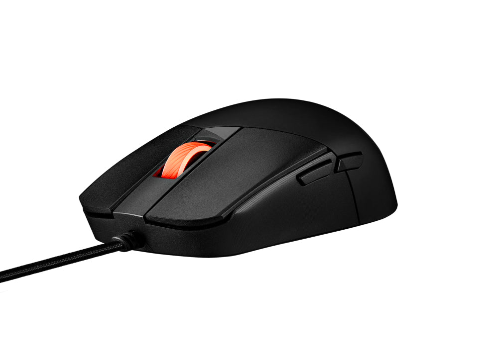 ASUS ROG Strix Impact III Gaming-Maus – kabelgebunden, RGB-Beleuchtung, programmierbare Tasten, schwarz