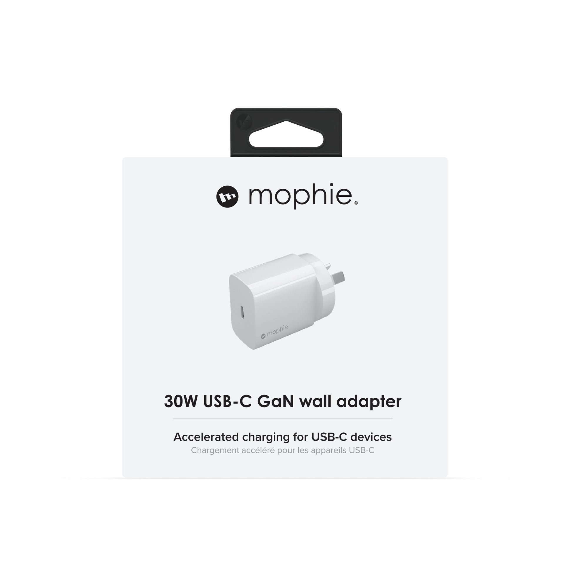 Mophie Wandladegerät (AU) – 30 W, 1× USB-C, GaN