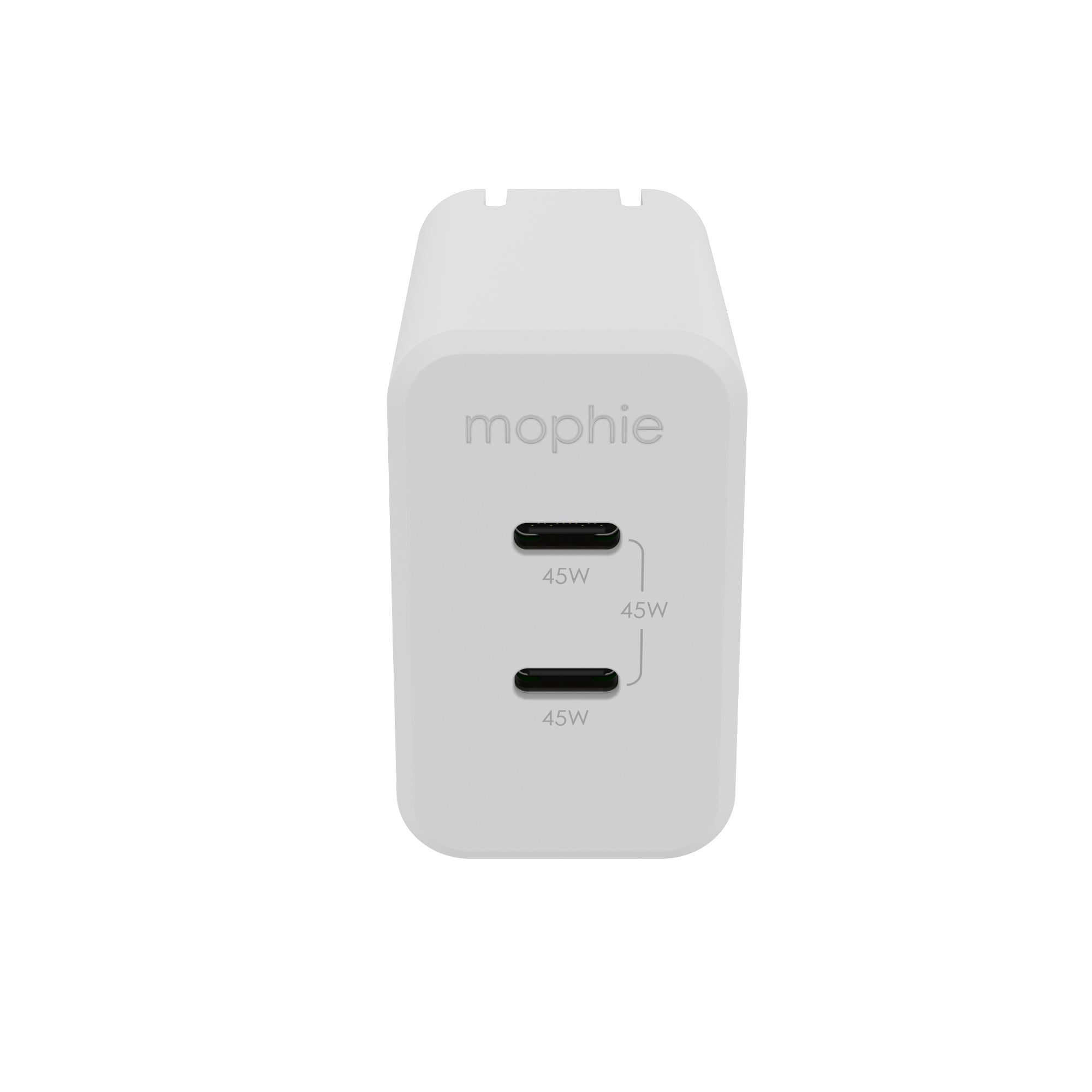 Mophie Netzteil (US) – 45 W, 2× USB-C, PD, GaN