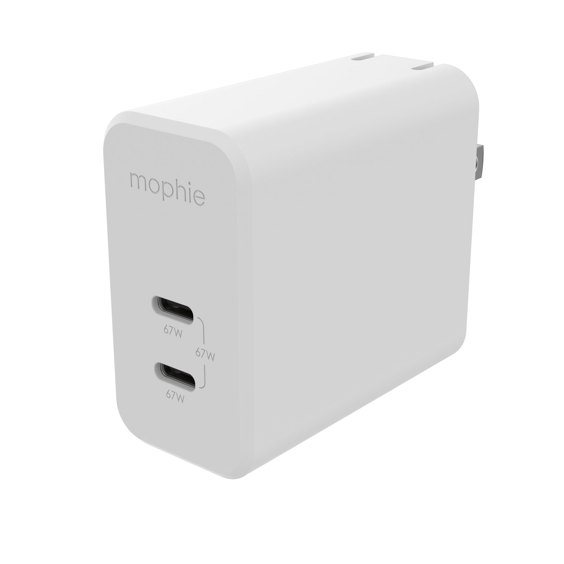 mophie Netzteil (US) – 67 W, 2× USB-C, PD, GaN
