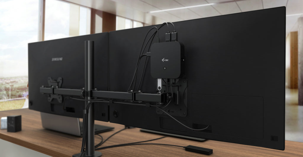 i-tec Dockingstation – USB-C, 2× DP, 1× HDMI, 5× USB-A, 2× USB-C, 100 W PD, GbE, 3,5 mm Audio