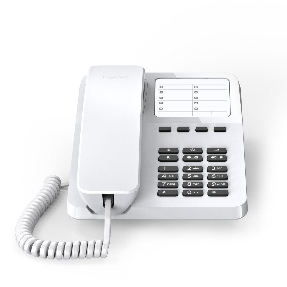 Gigaset DESK 400 – Analogtelefon, Weiss