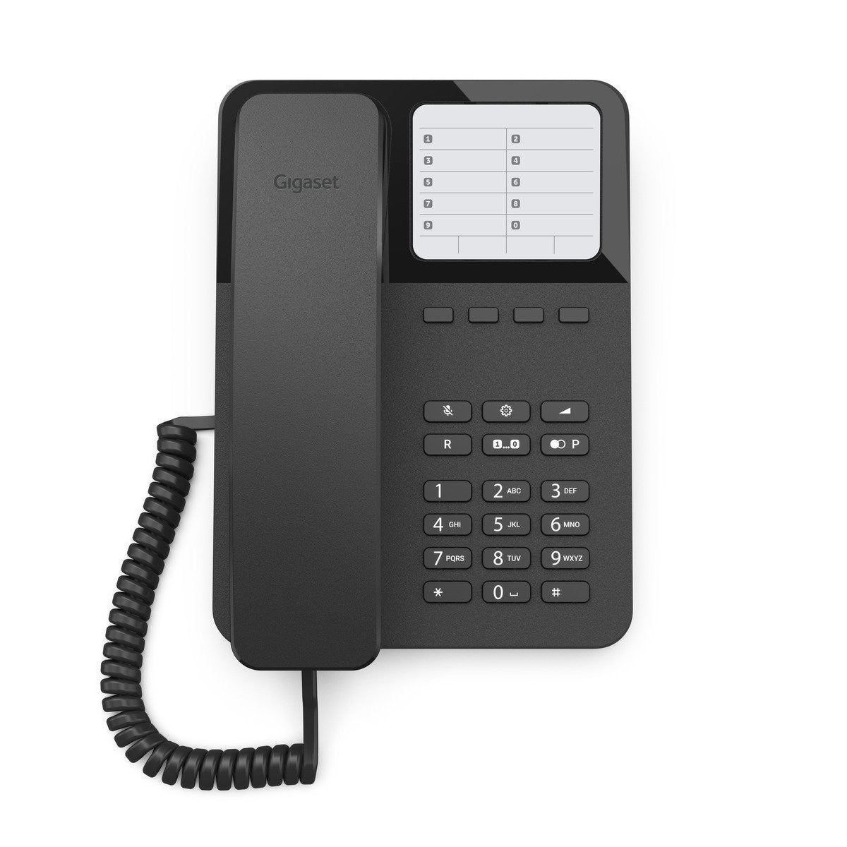 Gigaset DESK 400 – Analogtelefon, schwarz